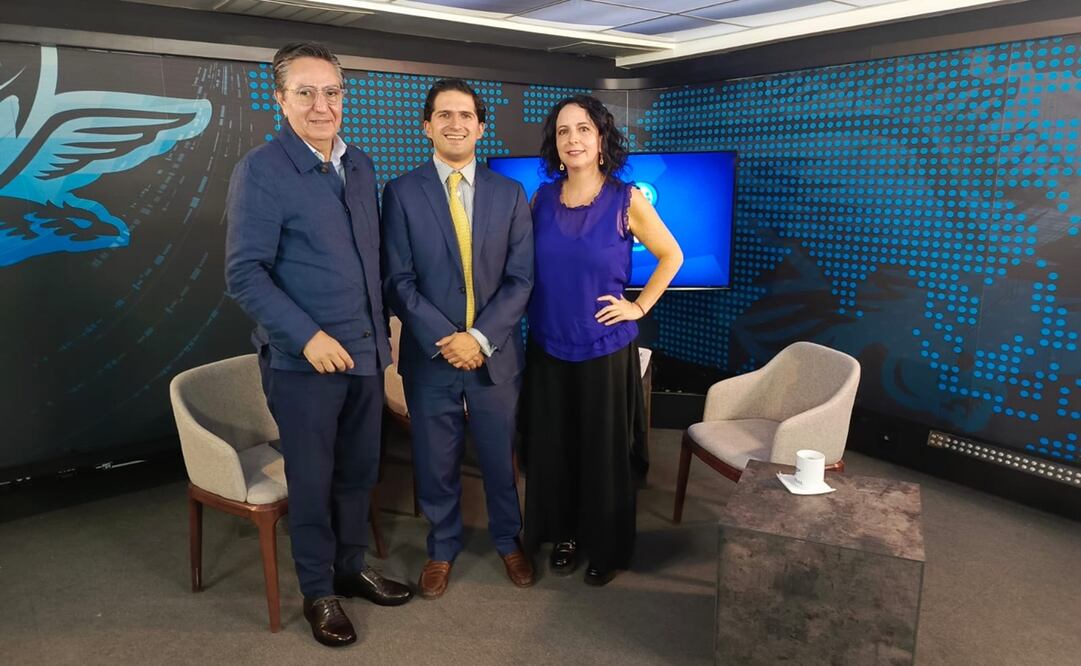 David Aponte, Oscar Ocampo y Maite Azuela. Foto: Diego Prado.