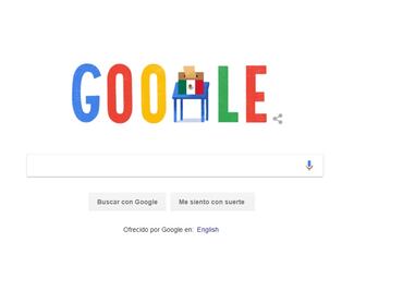 Google dedica su "doodle" a las elecciones celebradas en México