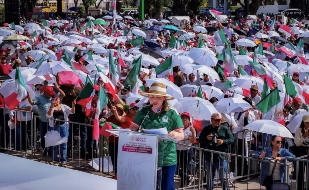 Sinaloa respalda a Claudia Sheinbaum; Yeraldine Bonilla destaca avance de la Cuarta Transformación ante 25 mil asistentes. Foto: Especial