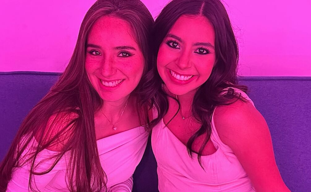 Shadia Haddad y Moni Rosales, exnovias de Memo Aponte. Foto: Redes sociales