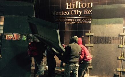 "Blindan" comercios por marcha 