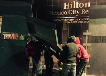 "Blindan" comercios por marcha