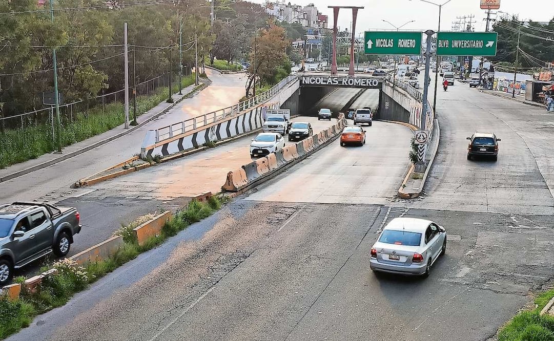 Rehabilitación de carretera en Tlalnepanta durará cuatro meses