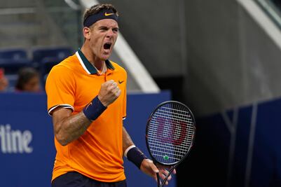 Del Potro avanza en el US Open 