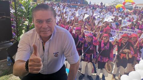 Él es el candidato presidencial de Guatemala acusado de negociar con el Cártel de Sinaloa