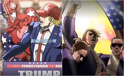 ¿Lo salvó el Tío Sam? Crean anime de Donald Trump, inspirado en atentado que sufrió en Pennsylvania