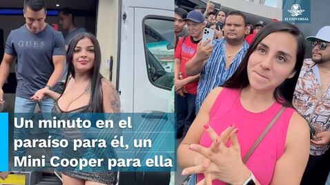 Mujer se gana un coche por dejar que su novio se bese con Karely Ruiz