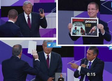 Abrazo, expropiaciones y la cartera de AMLO, así fue el segundo debate