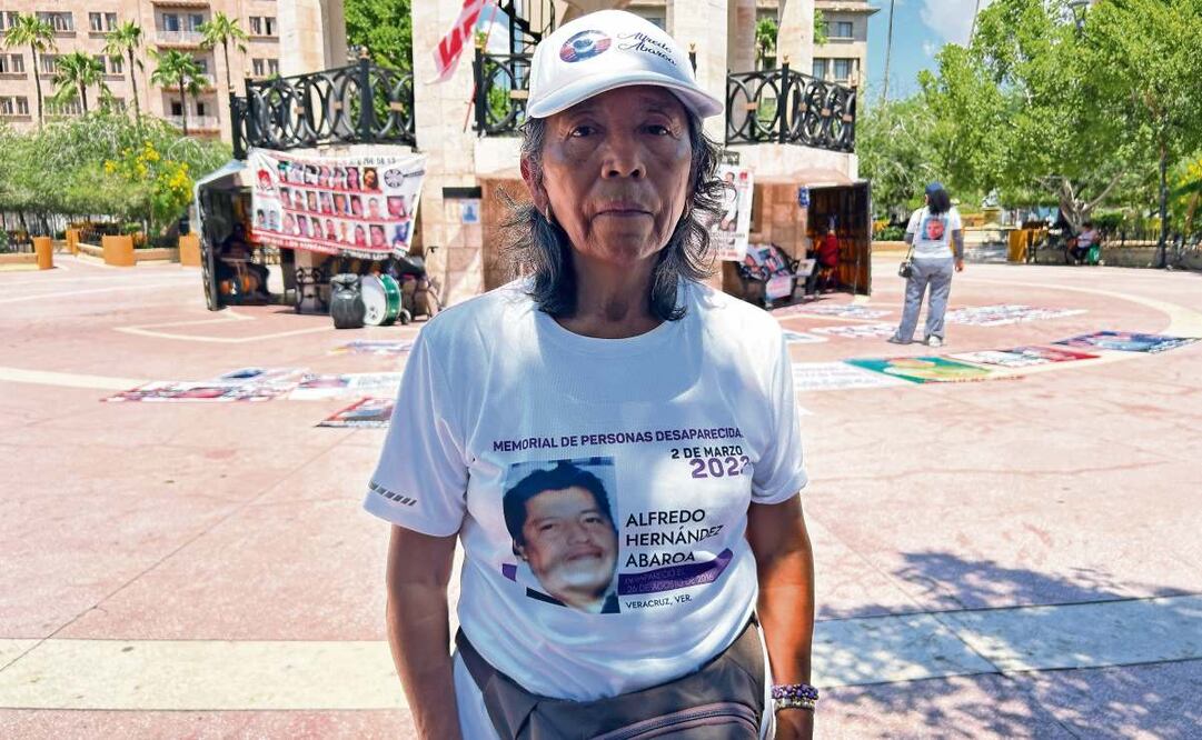 Rufina Abaroa viajó a seis estados y ha visitado cárceles, centros de rehabilitación y barrios en busca de su hijo desaparecido en agosto de 2016. Foto: Francisco Rodríguez / EL UNIVERSAL