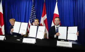 Estados Unidos, Dinamarca y Groenlandia firman acuerdo de seguridad; Trump anuncia bases militares en la isla ártica