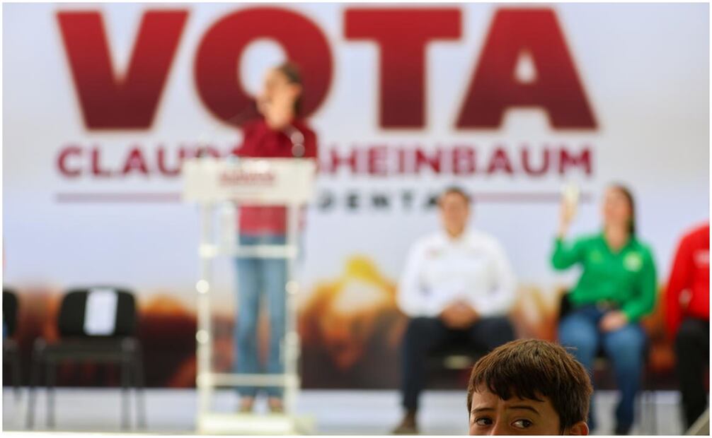 Claudia Sheinbaum en Tepic, Nayarit. Foto: Diego Simón/EL UNIVERSAL
