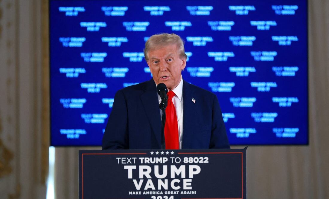 Comentarios de Donald Trump sobre Liz Cheney. Foto: AFP