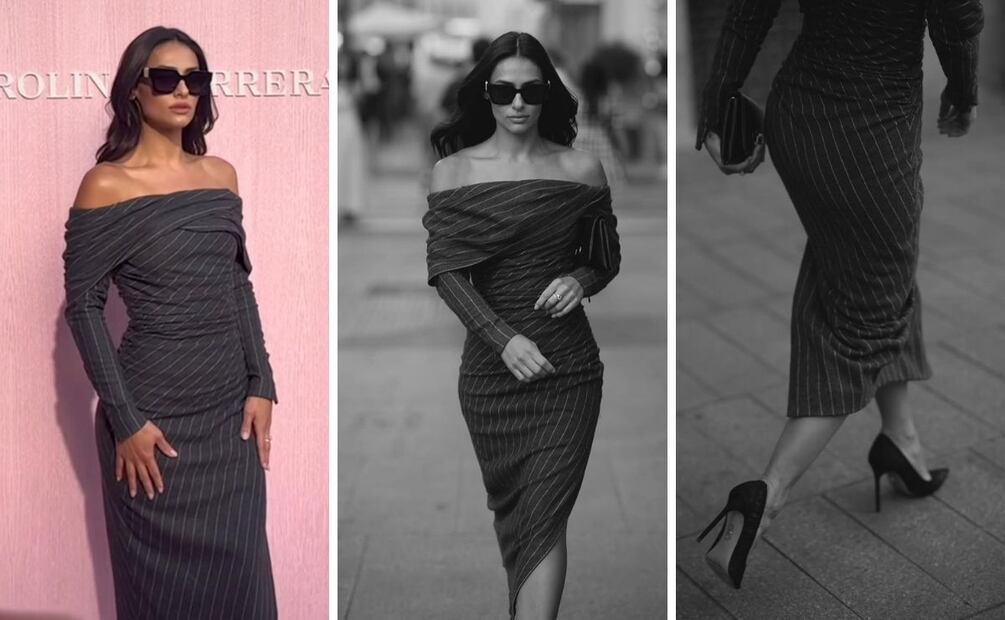 Renata mezcla sensualidad y elegancia en su look. Foto: Especial. Instagram @rennotni