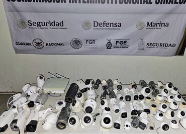Hallan 82 cámaras de videovigilancia clandestina durante operativos en Mazatlán y Culiacán; suman mil 290 equipos desmontados