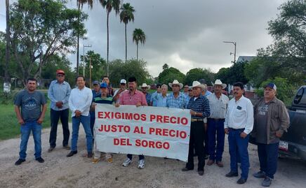 Productores de sorgo bloquean puente Pharr y carretera Victoria-Matamoros; exigen apoyo compensatorio ante bajos precios