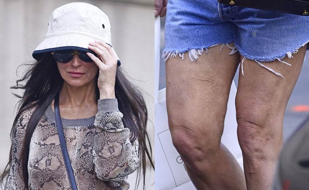 Demi dio de qué hablar con su imagen Foto: Tomadas de Daily Mail