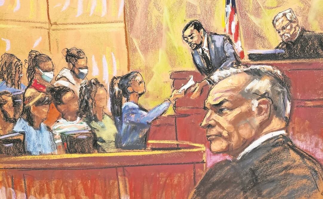 Genaro García Luna, el martes en NY durante la entrega del veredicto.