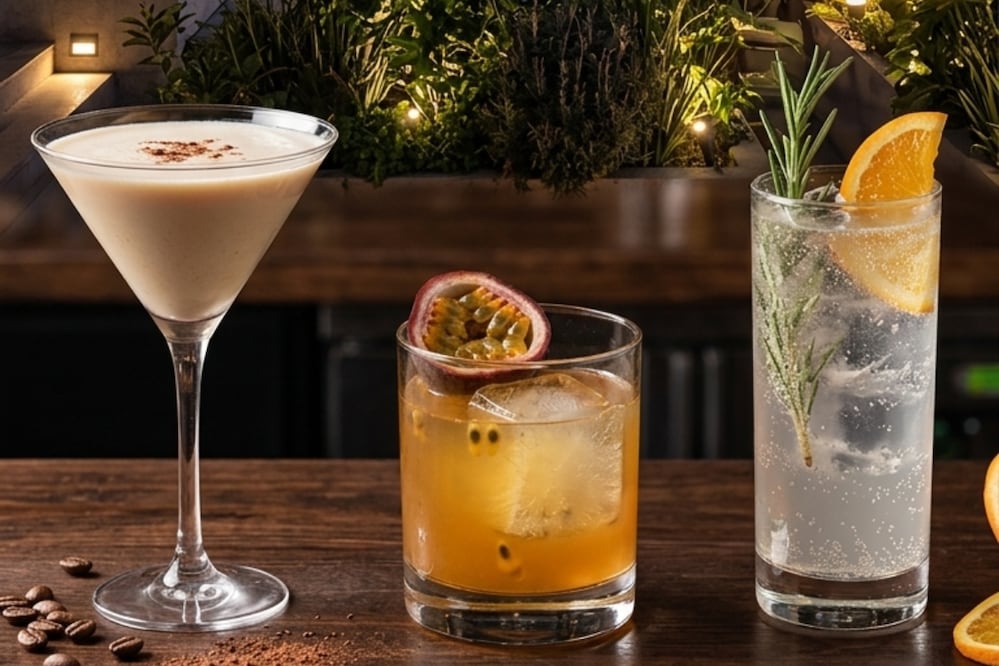 La mixología de autor demuestra la versatilidad de los cocteles con brandy a través de notas dulces, herbales y cítricas. Foto: generada con IA.