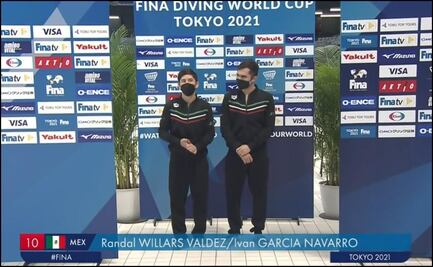 Clavadistas Iván García y Randal Willars amarran séptima plaza olímpica para México