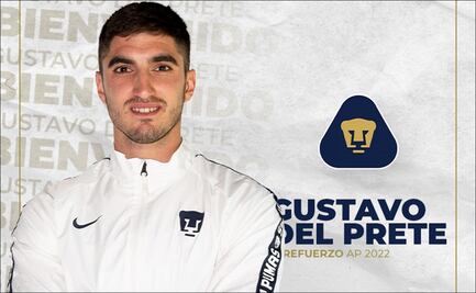 Pumas da la bienvenida a Gustavo del Prete como su nuevo refuerzo 