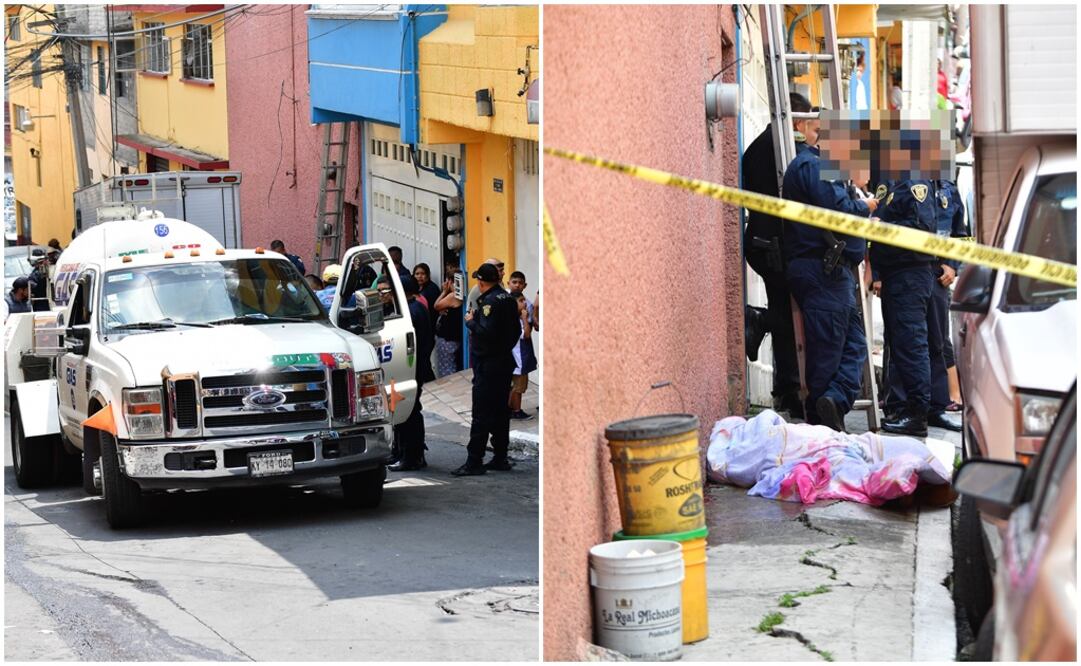 Los hechos ocurrieron ayer sobre la calle Flox, en la delegación Álvaro Obregón.(Fotografía: El Gráfico)