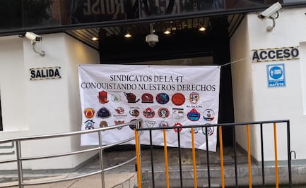 Sindicatos de “la Cuarta Transformación” bloquean accesos al Senado 