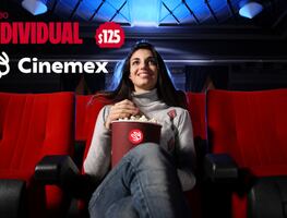 Cinemex sorprende con combo individual: palomitas, nachos y boleto por 125 pesos
