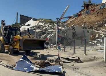 VIDEO: A 8 días del primer derrumbe, colapsa segundo edificio en construcción en Tijuana