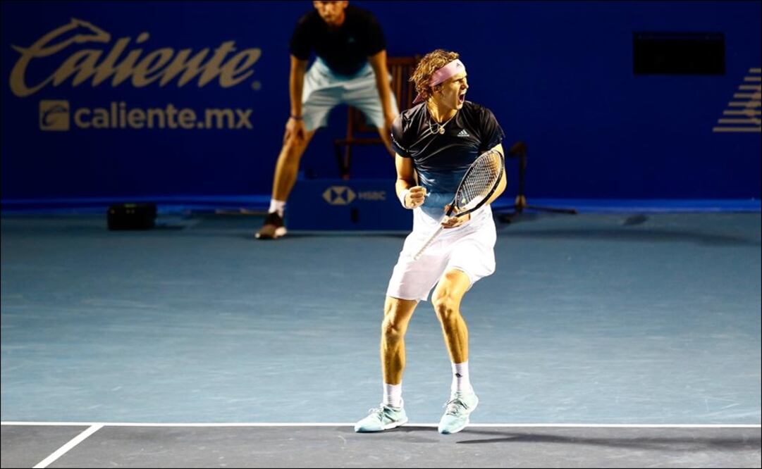 Alexander Zverev, finalista. Foto: @AbiertoTelcel