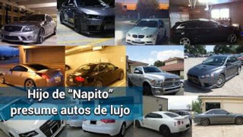 Los 31 autos de lujo del hijo de “Napito”
