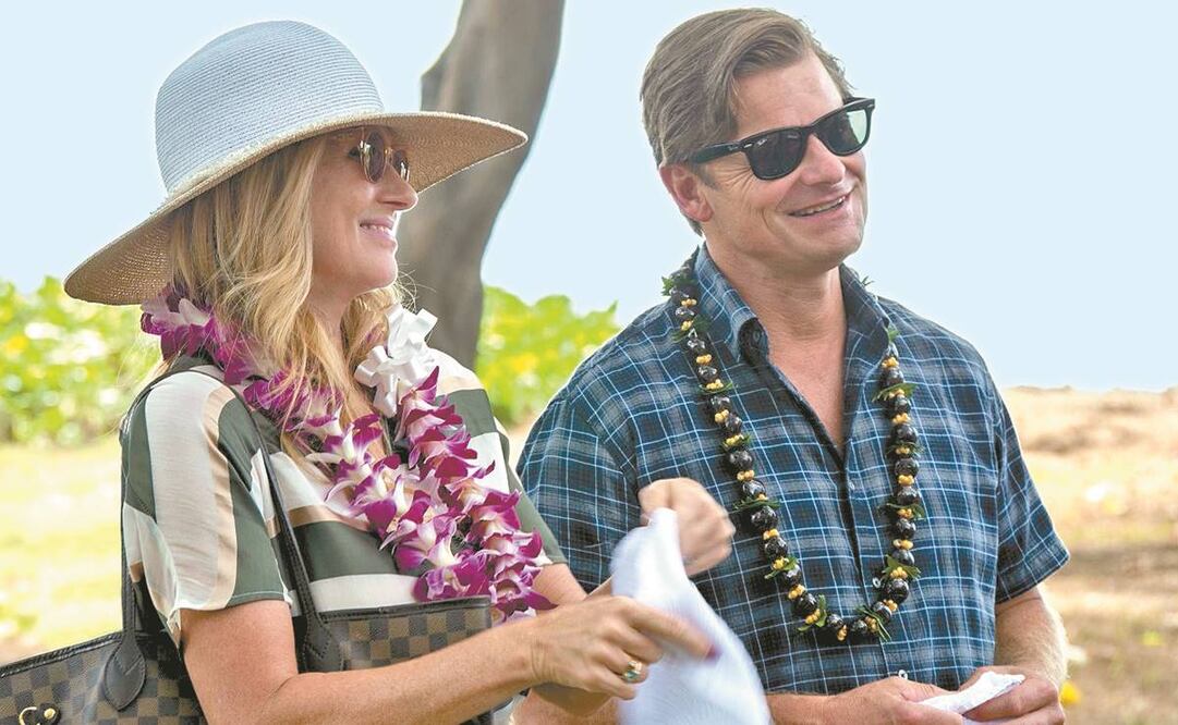 Connie Britton da vida a Nicole Mossbacher, y Steve Zahn a Mark Mossbacher en la historia. Foto: HBO.