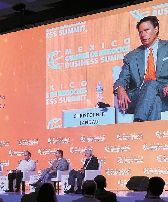 El embajador de Estados Unidos en México, Christopher Landau, dijo que las prioridades constantes entre ambos países son el comercio y la inversión, la seguridad y los problemas de narcotráfico, así como los flujos migratorios. CORTESÍA
