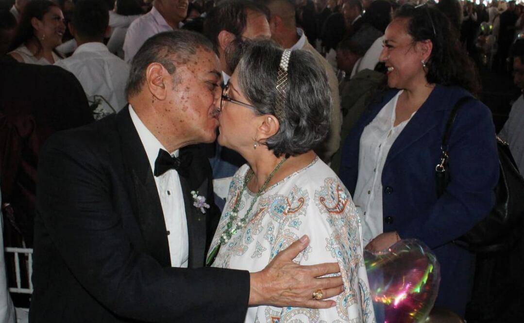 Realizan boda comunitaria en Atizapán de Zaragoza en el Estado de México. Foto: Brenda Martínez/EL UNIVERSAL