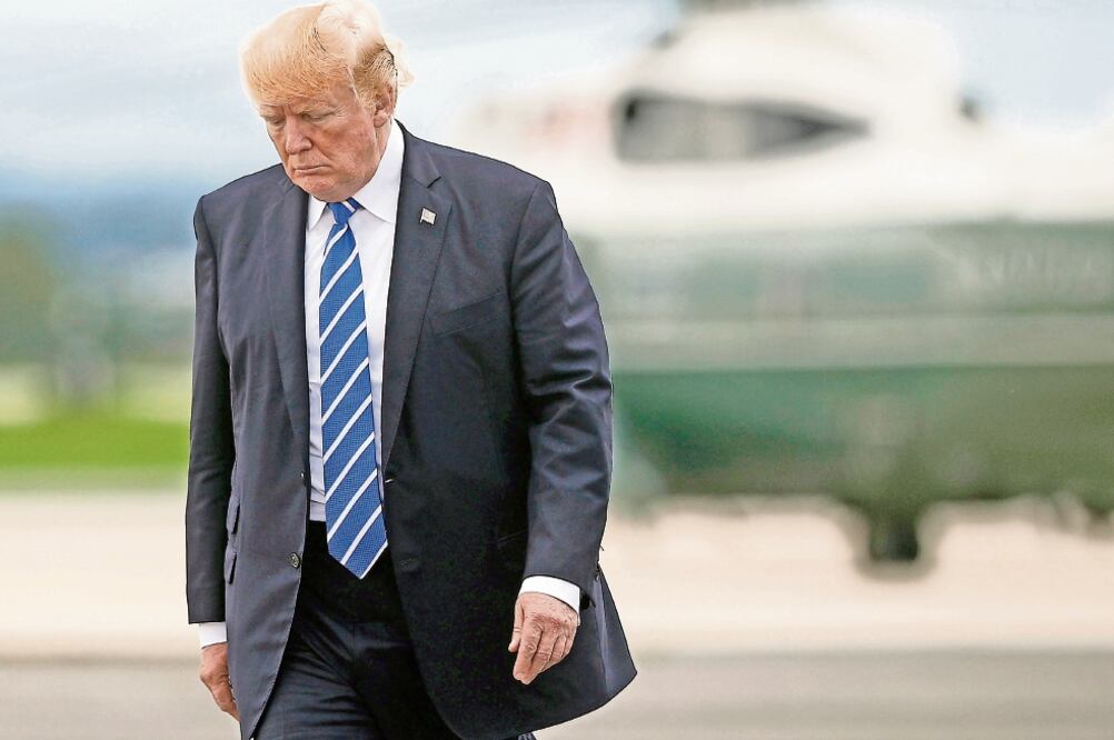 El periódico The New York Times afirmó en su editorial que el presidente Donald Trump ha mostrado “incompetencia pura” (PABLO MARTÍNEZ. AP)