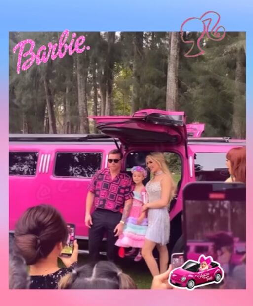 Barbie y limusinas; así han sido las lujosas fiestas de los hijos de Canelo Álvarez