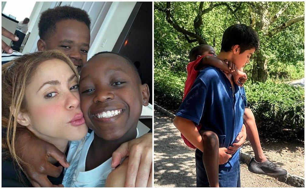 Shakira abrió las puertas de su casa en Miami a los integrantes de Ghetto Kids.
Instagram shakira