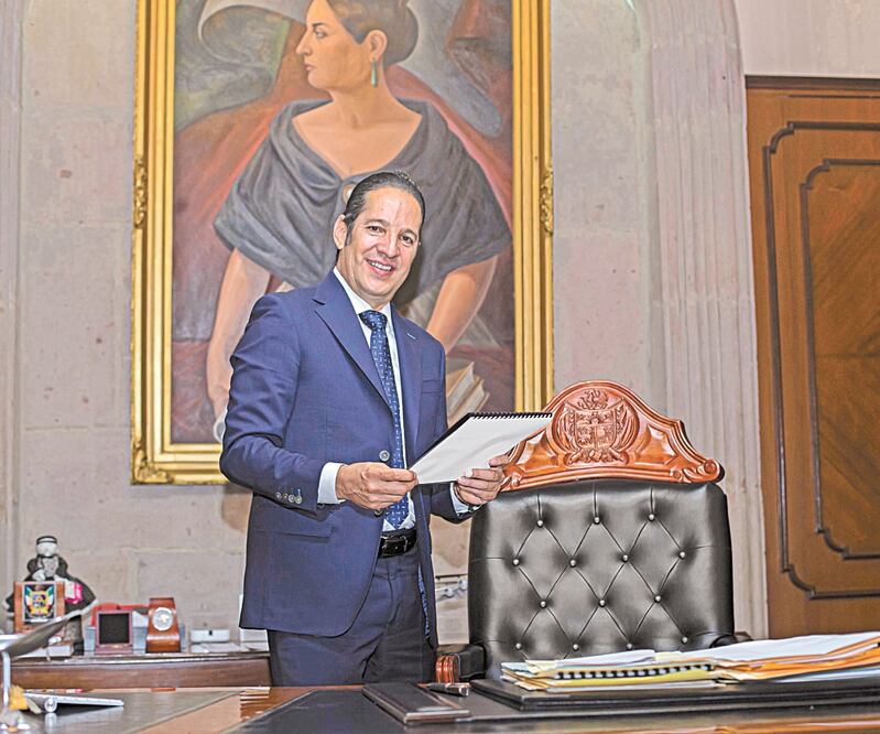 Francisco Domínguez Servién, Gobernador de Querétaro. Foto: DEMIAN CHÁVEZ. EL UNIVERSAL