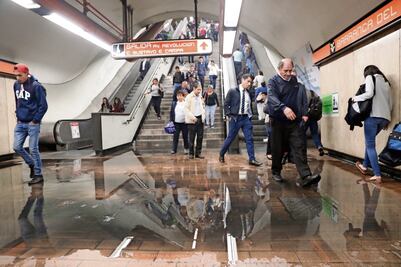 Diez líneas del Metro tienen filtraciones recurrentes