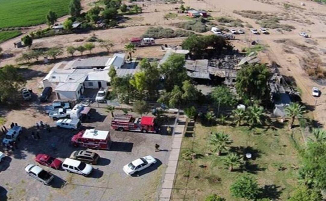 A fire was reported Tuesday morning in a nursing home located in Mexicali, Baja California. (Photo: El Universal )