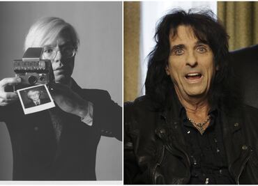 Alice Cooper encuentra obra de Andy Warhol