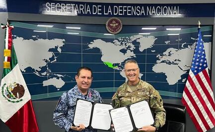 Ejército mexicano se incorpora a mecanismo bilateral con la GN de California; Defensa suscribe Carta de Intención en EU