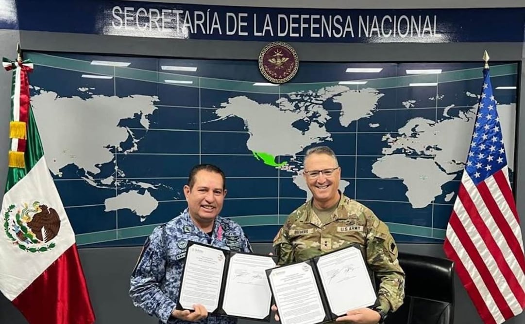 La Secretaría de la Defensa Nacional informó que junto con la Guardia Nacional de California de los Estados Unidos suscribieron una Carta de Intención. Foto: Especial