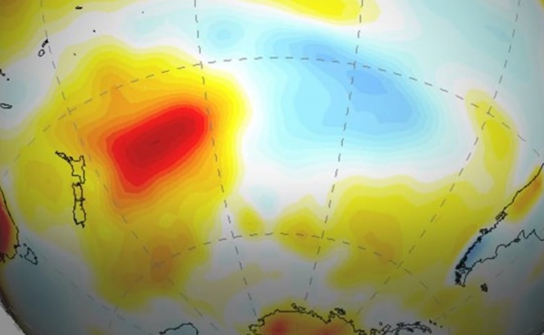 La "mancha del sur" se ha venido calentando a una tasa cuatro veces superior a su entorno. Foto: René Garreaud