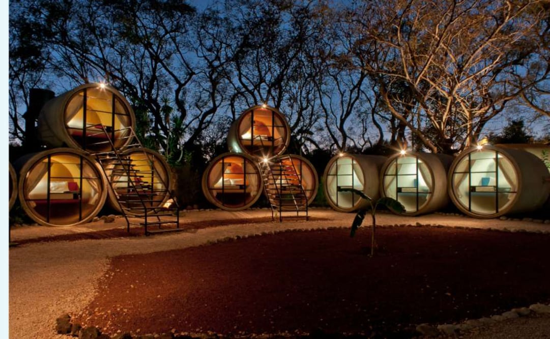Este hotel es una de las tantas excentricidades que puedes encontrar en Tepoztlán. (Foto: Cortesía Tubohotel)