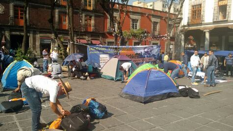 Amaga CNTE con llegar al Zócalo