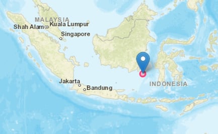 Terremoto de magnitud 6.9 sacude el Mar de Bali, en Indonesia