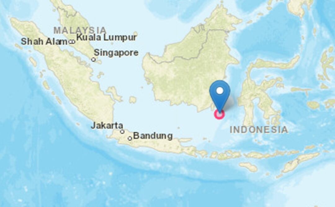 Terremoto sacude el mar de Java en Indonesia. Foto: Twiiter