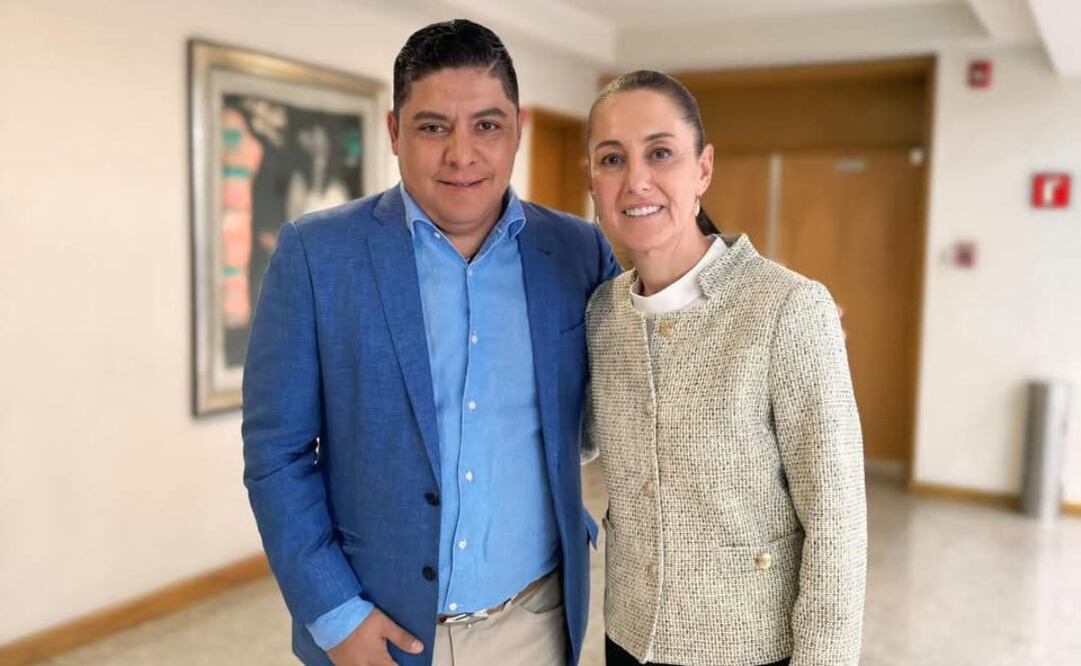 Mandatario de San Luis reconoce el trabajo de Sheinbaum para detener arenceles; da tranquilidad y certeza a los exportadores. Foto: Especial