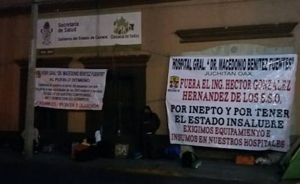 Empleados toman oficinas de Salud de Oaxaca