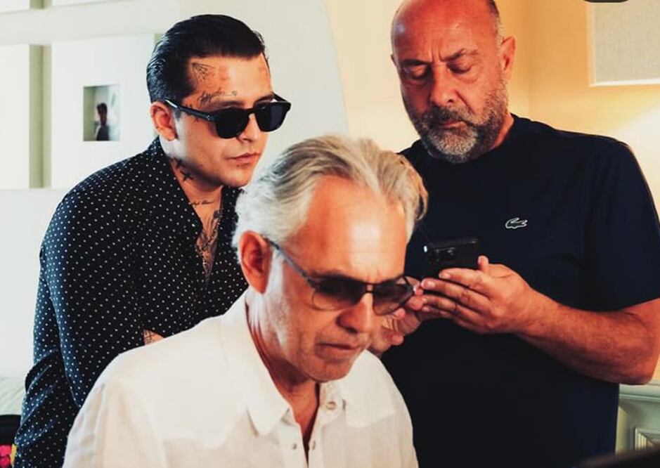 Christian Nodal es uno de los invitados de Andrea Bocelli a festejar su 30 aniversario.
Foto: Instagram
